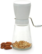 Rotary Nut and Spice Grinder with Stainless Steel Blades